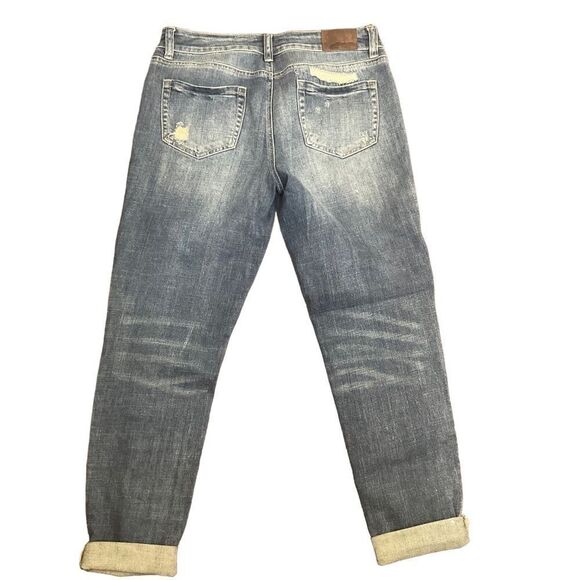 🔴MAURICES Jeans Faded Heavily Distressed Size 9/10 - Picture 10 of 14